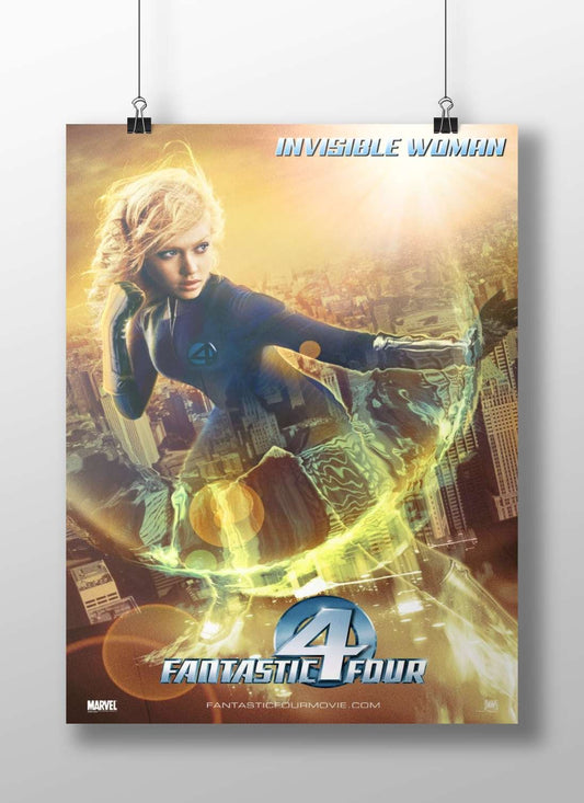 Invisible Woman (Sue Storm) from Fantastic Four franchise Sue Storm - Invisible Woman Pop Art