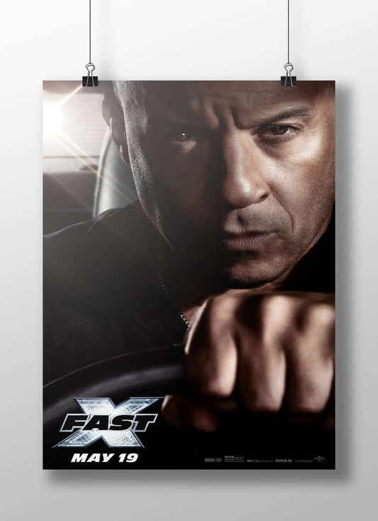 Fast X (from the Fast & Furious franchise) Dom Toretto - Fast X Poster