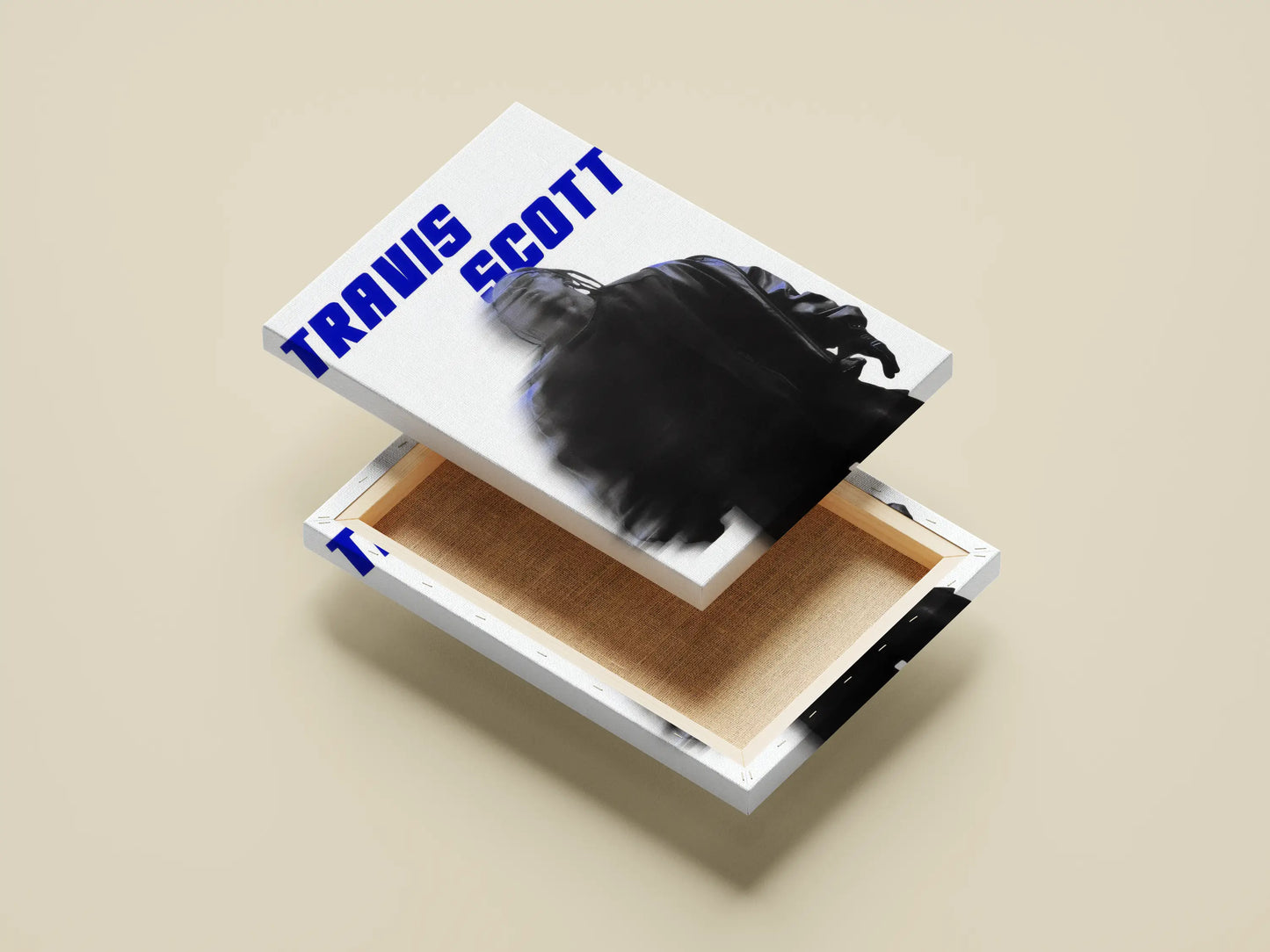 Travis Scott Motion Blur Poster | Abstract Hip-Hop Wall Art for Music Fans