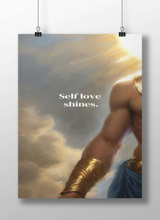Zeus (Greek mythology deity) Main Subject: Zeus (Greek mythology deity) Matte BoizzBoard rigid print — Sanatan wall art