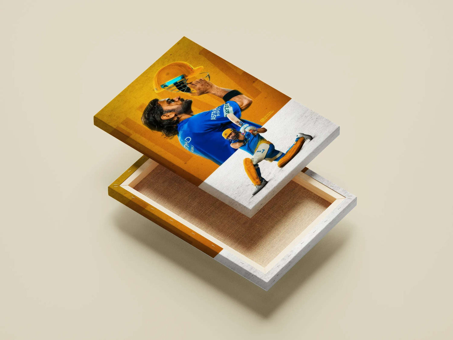 MS Dhoni CSK Poster – Cricket Wall Art Tribute to Thala | IPL Legend Print