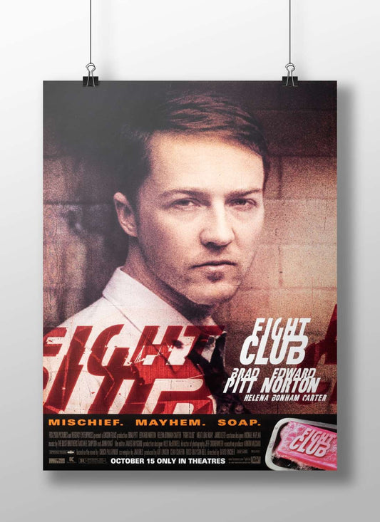 The film "Fight Club" (franchise) as confirmed by Tesseract OCR text including cast names like