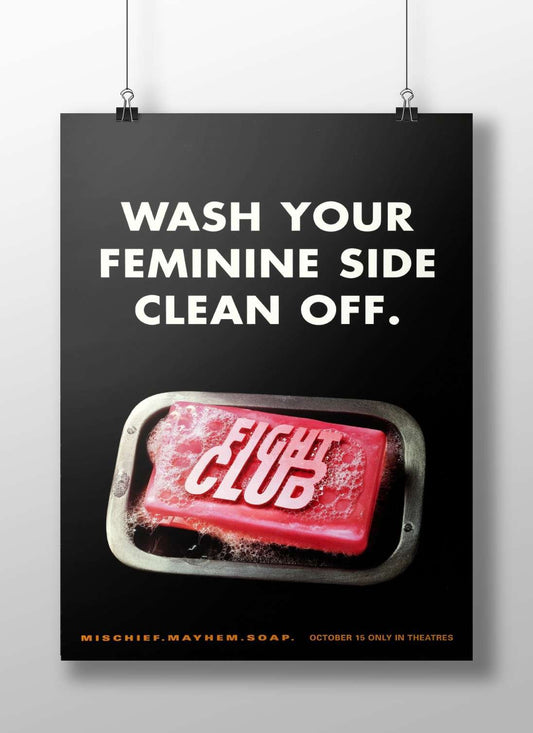 Fight Club branded soap bar Marley & Co. - Muffin Poster