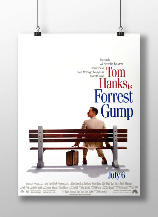 Tom Hanks as Forrest Gump Main Subject: Tom Hanks as Forrest Gump Matte BoizzBoard rigid print — Hollywood wall art India |