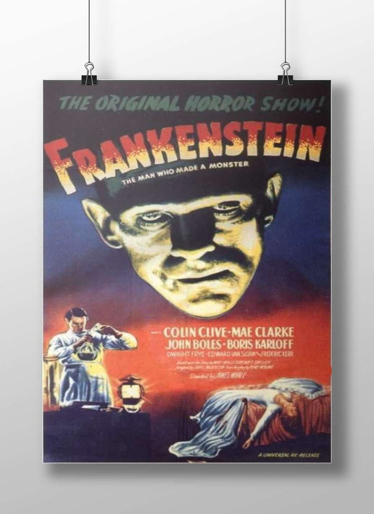 The 1931 "Frankenstein" film starring Boris Karloff as the Creature. Main Subject: The 1931 "Frankenstein" film starring