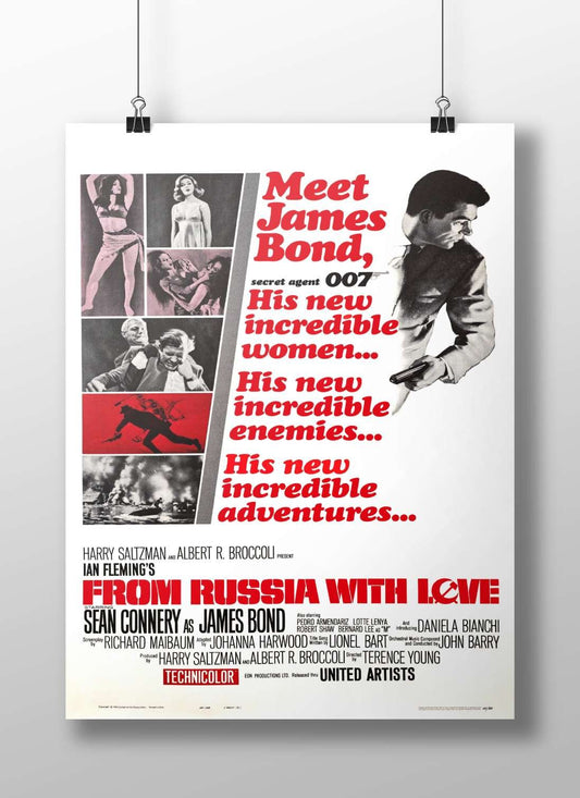 James Bond film "From Russia with Love" (Ian Fleming's franchise) Main Subject: James Bond film "From Russia with Love" (Ian