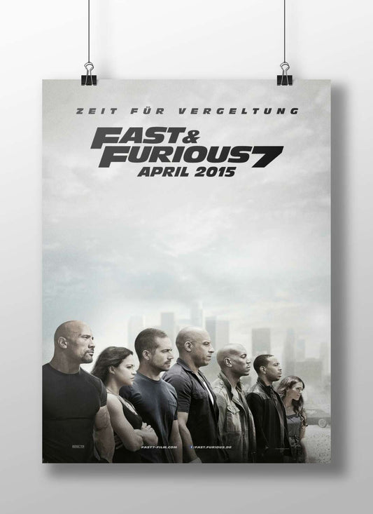 Fast & Furious 7 (movie, part of the Fast & Furious franchise) Main Subject: Fast & Furious 7 (movie, part of the Fast &