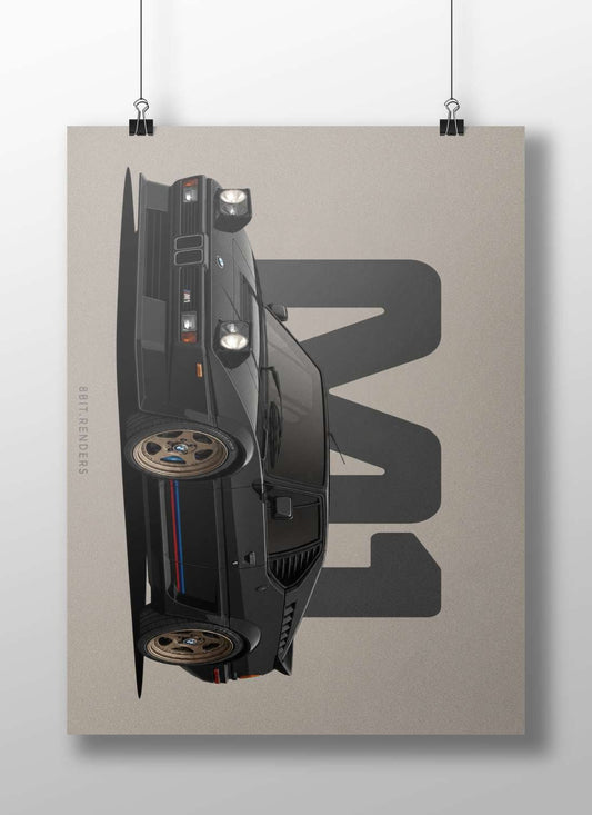 BMW M3 Main Subject: BMW M3 Matte BoizzBoard rigid print — Cars wall art India | PosterBoizz