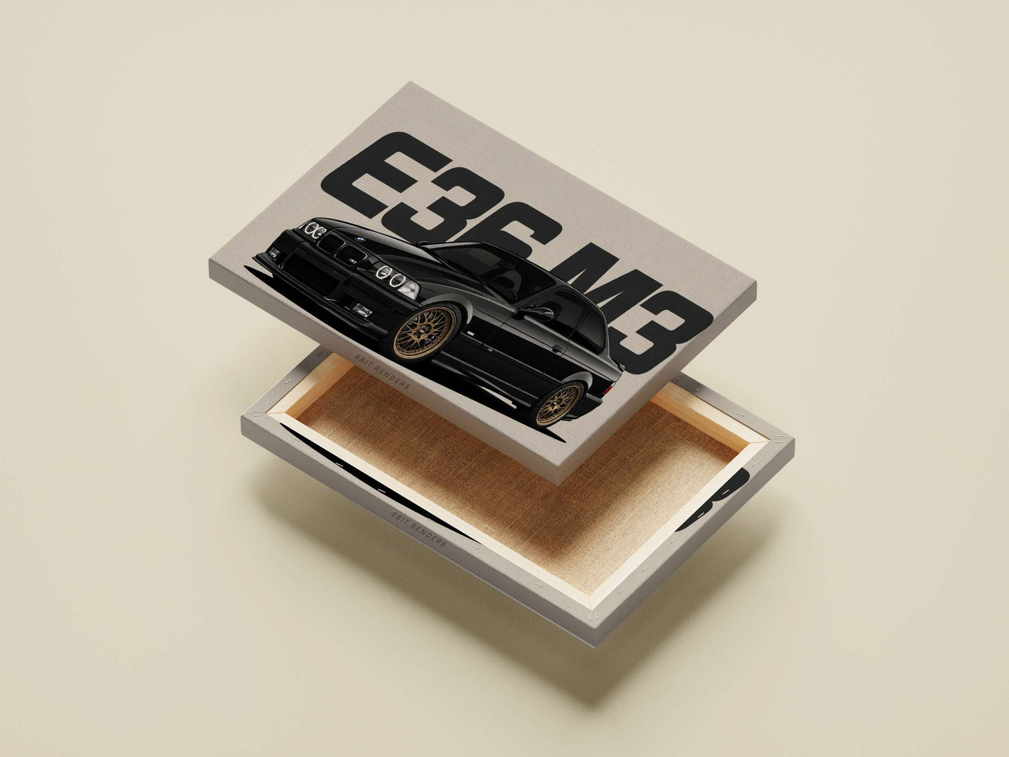 BMW M635CSi Main Subject: BMW M635CSi Canvas wall art — Cars wall art India | PosterBoizz