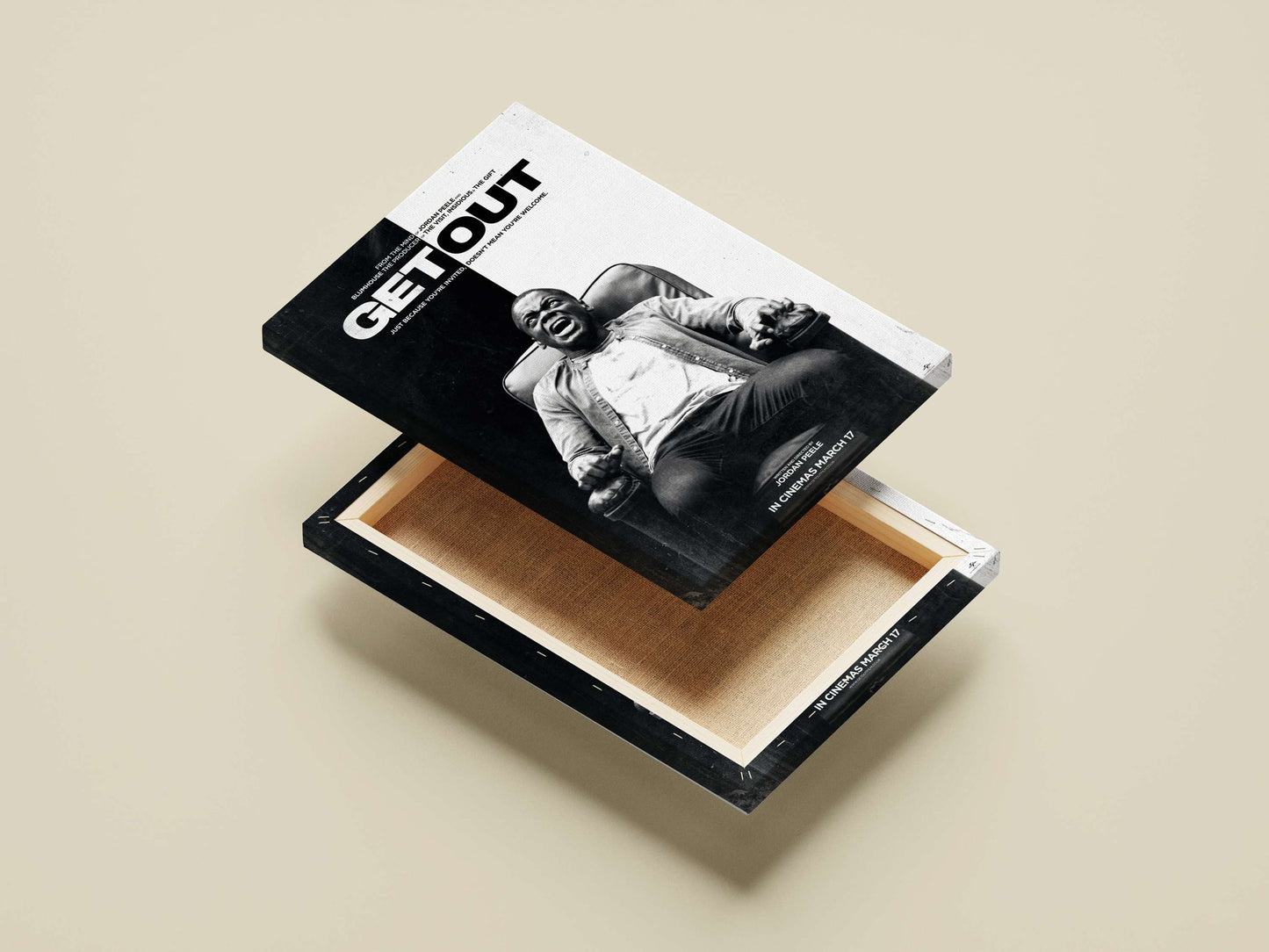 Get Out (film by Jordan Peele) Main Subject: Get Out (film by Jordan Peele) Canvas wall art — Bollywood wall art India |