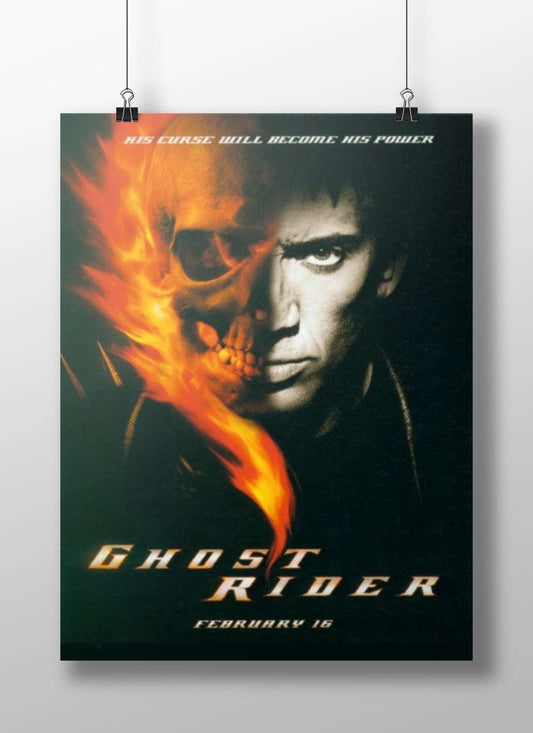 Ghost Rider (Marvel franchise character) Main Subject: Ghost Rider (Marvel franchise character) Matte BoizzBoard rigid print