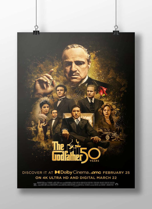 The Godfather (franchise) Main Subject: The Godfather (franchise) Matte BoizzBoard rigid print — Art wall art India |