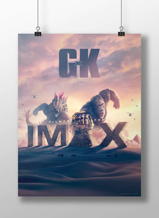 Godzilla and King Kong (specifically from the "Godzilla vs. King Kong" franchise) Main Subject: Godzilla and King Kong