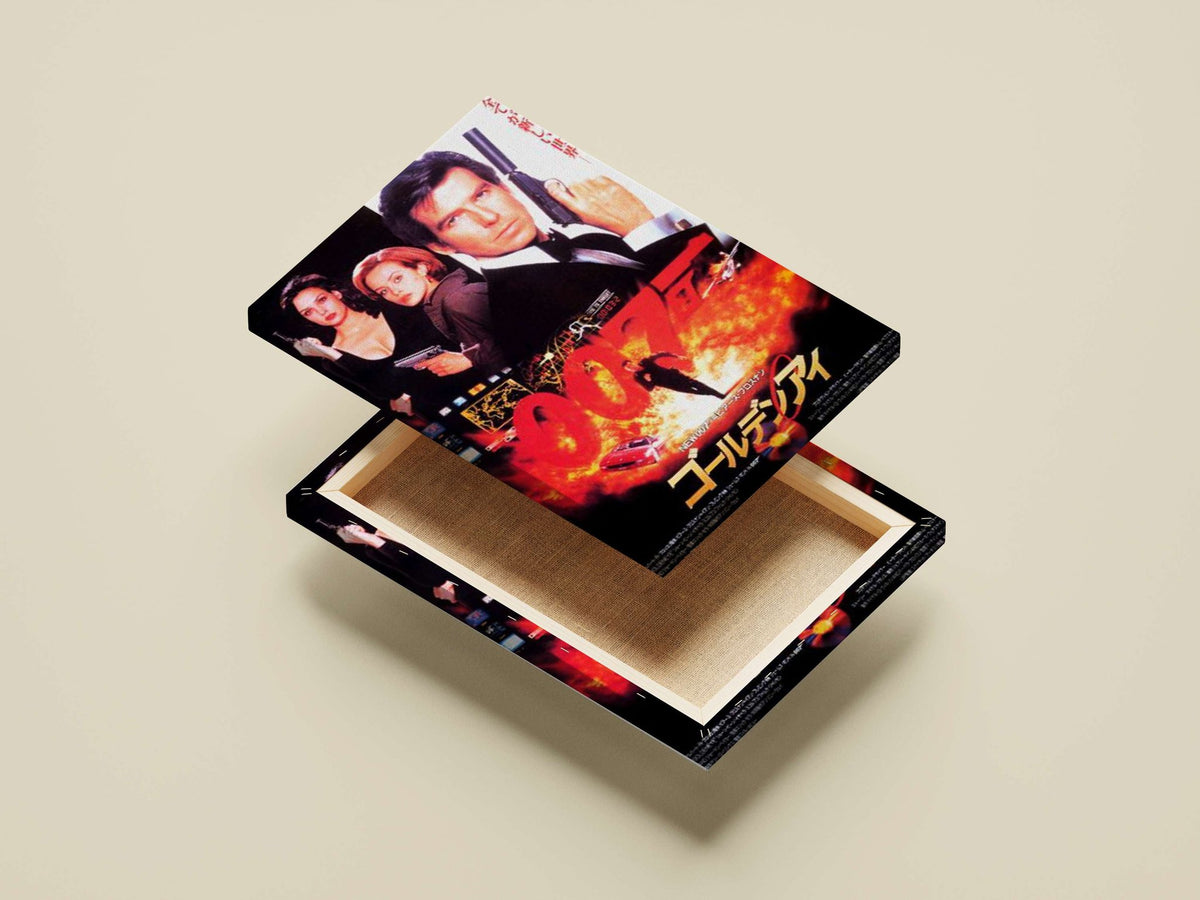 James Bond franchise (GoldenEye movie) Main Subject: James Bond franchise (GoldenEye movie) Canvas wall art — Hollywood wall