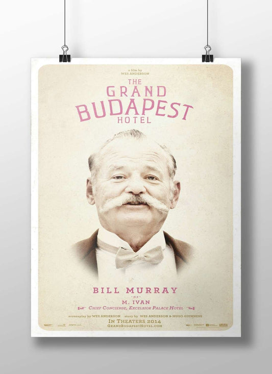 The Grand Budapest Hotel (film) Main Subject: The Grand Budapest Hotel (film) Matte BoizzBoard rigid print — Bollywood wall