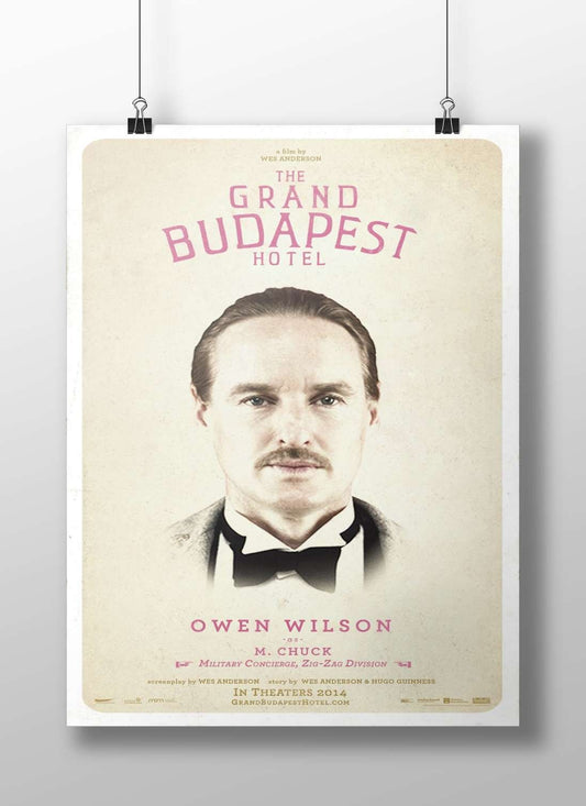 The Grand Budapest Hotel Main Subject: The Grand Budapest Hotel Matte BoizzBoard rigid print — Bollywood wall art India |