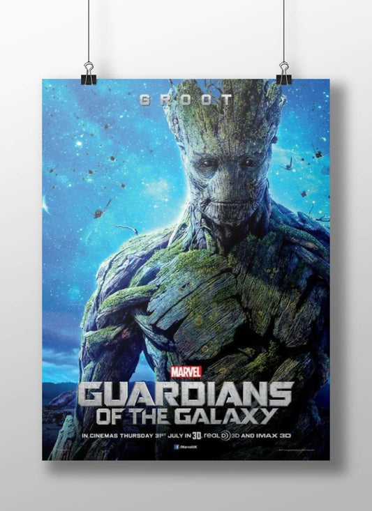 Groot from Marvel's Guardians of the Galaxy Main Subject: Groot from Marvel's Guardians of the Galaxy Matte BoizzBoard rigid