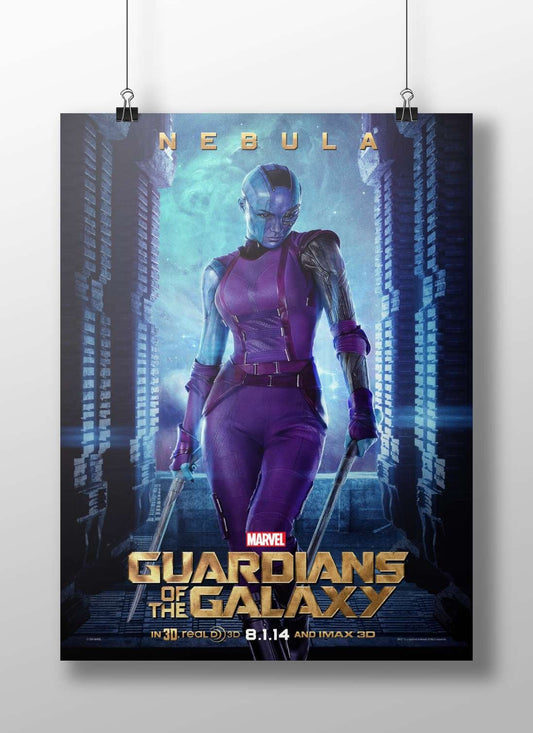 Nebula (real name) from Marvel's Guardians of the Galaxy franchise Main Subject: Nebula (real name) from Marvel's Guardians