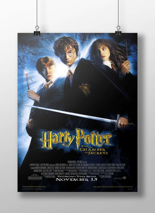Harry Potter and the Chamber of Secrets Main Subject: Harry Potter and the Chamber of Secrets Matte BoizzBoard rigid print —
