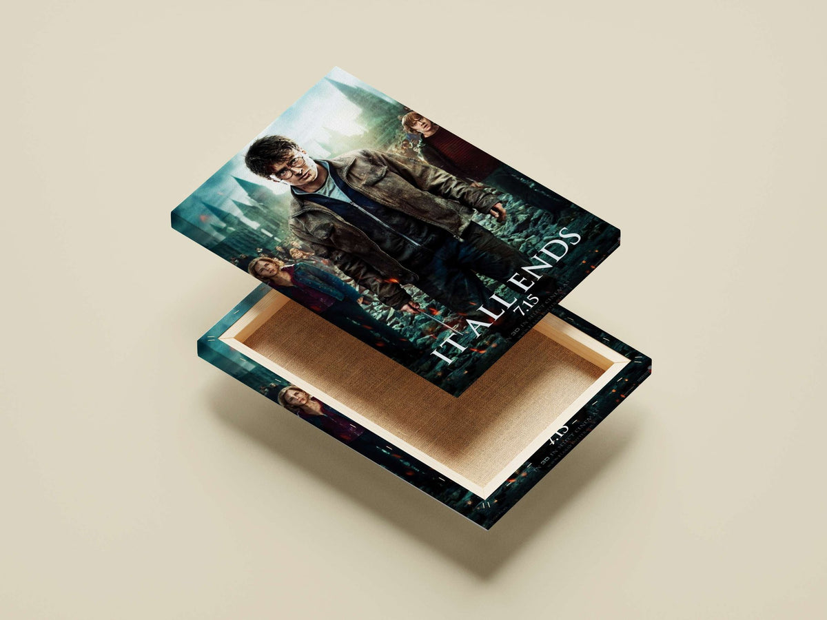 Harry Potter franchise Main Subject: Harry Potter franchise Canvas wall art — Superhero wall art India | PosterBoizz