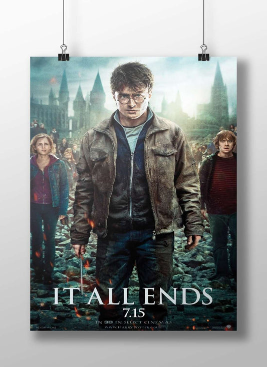 Harry Potter franchise Main Subject: Harry Potter franchise Matte BoizzBoard rigid print — Superhero wall art India |