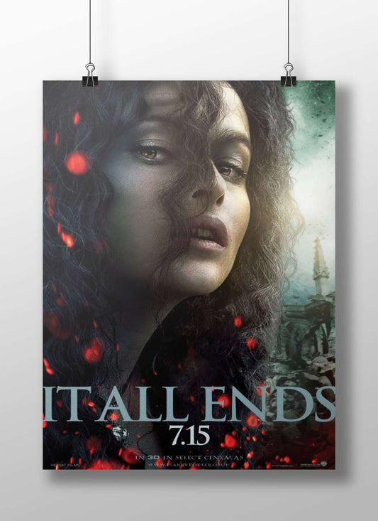 Bellatrix Lestrange from the Harry Potter franchise Main Subject: Bellatrix Lestrange from the Harry Potter franchise Matte