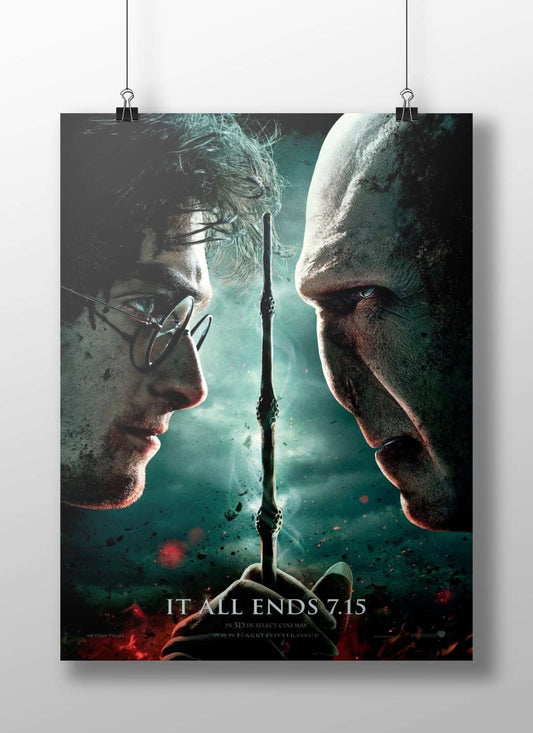 Harry Potter and Lord Voldemort from the Harry Potter franchise Main Subject: Harry Potter and Lord Voldemort from the Harry