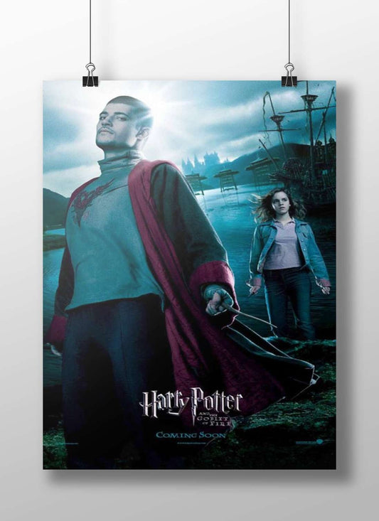 Harry Potter franchise (specifically "Harry Potter and the Goblet of Fire" as indicated by the text on the poster) Main