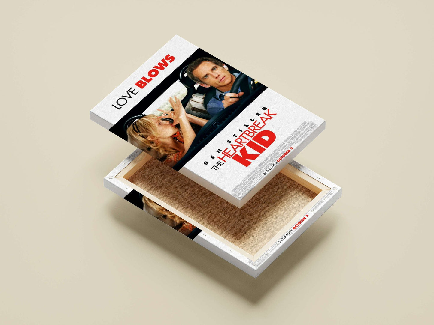 The film "The Heartbreak Kid" starring Ben Stiller Main Subject: The film "The Heartbreak Kid" starring Ben Stiller Canvas
