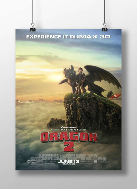 How to Train Your Dragon 2 Main Subject: How to Train Your Dragon 2 Matte BoizzBoard rigid print — Anime wall art India |