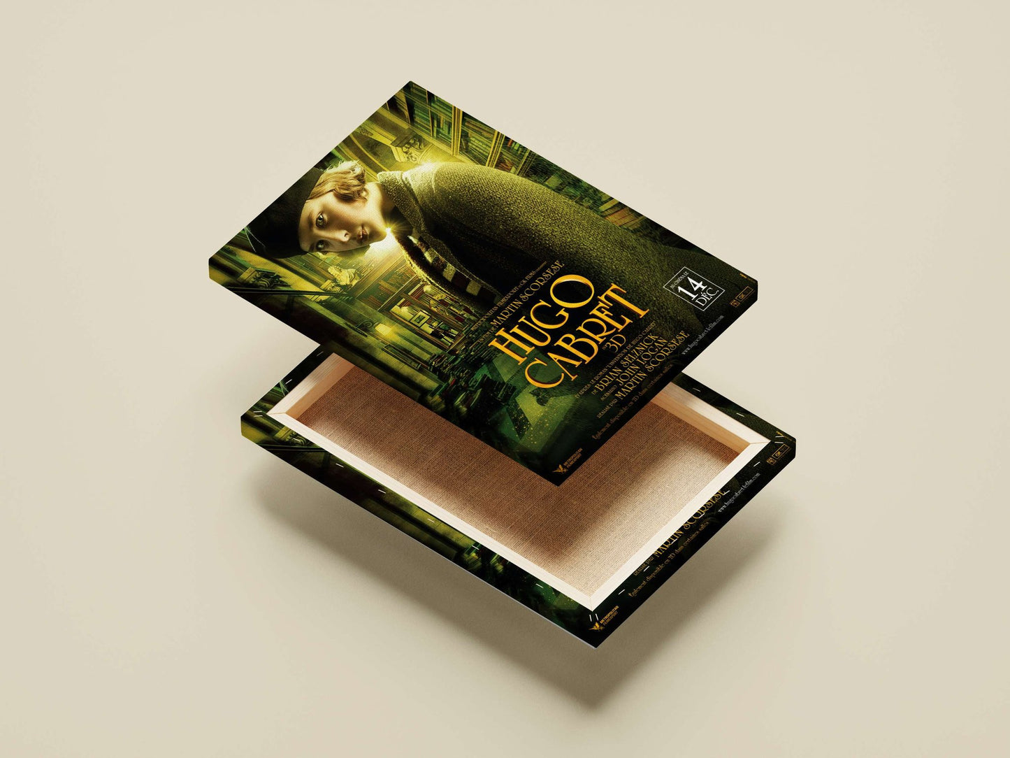 Hugo Cabret (film) Main Subject: Hugo Cabret (film) Canvas wall art — Bollywood wall art India | PosterBoizz