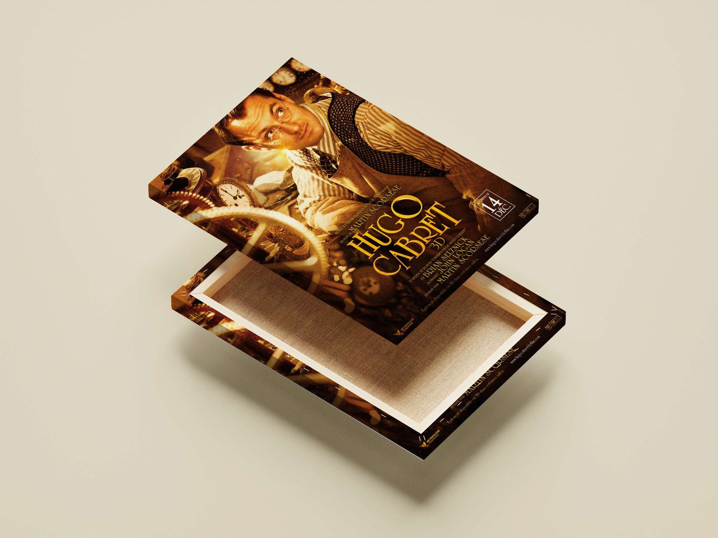 Hugo Cabret (film) Main Subject: Hugo Cabret (film) Canvas wall art — Bollywood wall art India | PosterBoizz