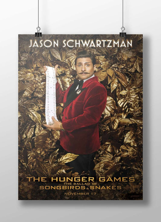 Jason Schwartzman as a character from The Hunger Games: The Ballad of Songbirds & Snakes Main Subject: Jason Schwartzman as