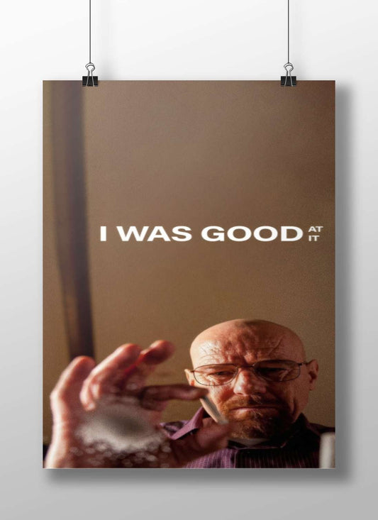 Walter White from Breaking Bad Main Subject: Walter White from Breaking Bad Matte BoizzBoard rigid print — Series wall art