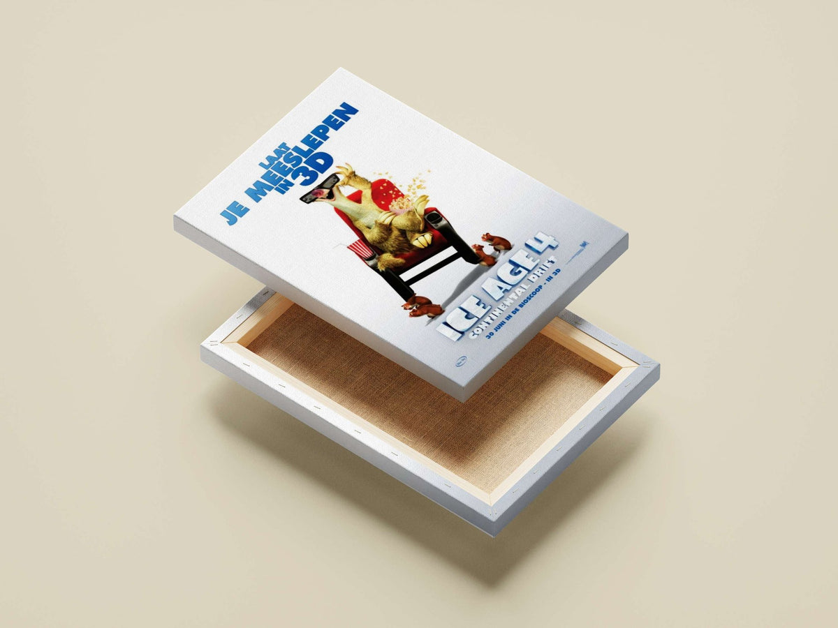 Ice Age 4 Main Subject: Ice Age 4 Canvas wall art — Gaming wall art India | PosterBoizz