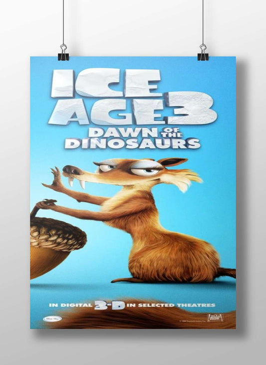 Scrat (saber-toothed squirrel character from Ice Age 3: Dawn of the Dinosaurs) Main Subject: Scrat (saber-toothed squirrel