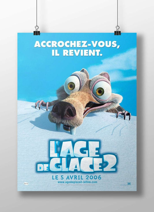 Scrat, a saber-toothed tiger character from the Ice Age franchise. Main Subject: Scrat, a saber-toothed tiger character from