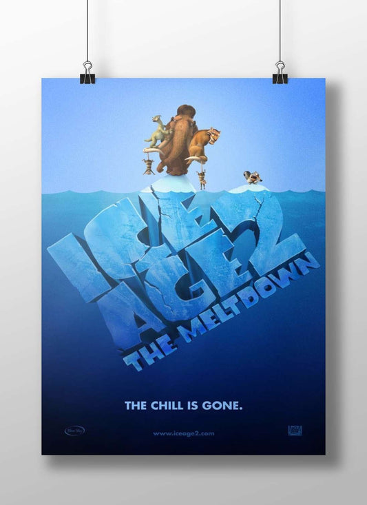 Ice Age 2: The Meltdown Main Subject: Ice Age 2: The Meltdown Matte BoizzBoard rigid print — Anime wall art India |