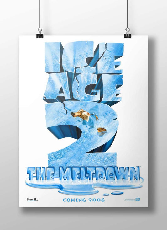Ice Age 2: The Meltdown Main Subject: Ice Age 2: The Meltdown Matte BoizzBoard rigid print — Anime wall art India |