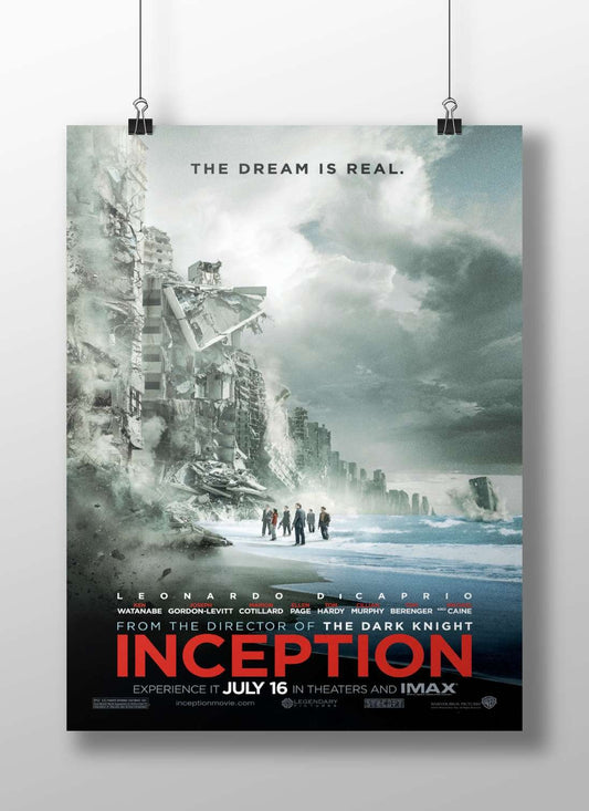 Inception (film franchise) starring Leonardo DiCaprio, Joseph Gordon-Levitt, Marion Cotillard, Ellen Page, Tom Hardy,