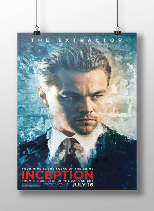 Inception Main Subject: Inception Matte BoizzBoard rigid print — Hollywood wall art India | PosterBoizz