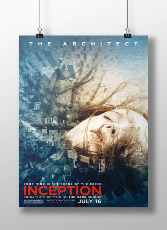 Inception Main Subject: Inception Matte BoizzBoard rigid print — Hollywood wall art India | PosterBoizz