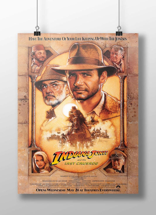 Indiana Jones franchise (specifically the film "Indiana Jones and the Last Crusade"). Main Subject: Indiana Jones franchise