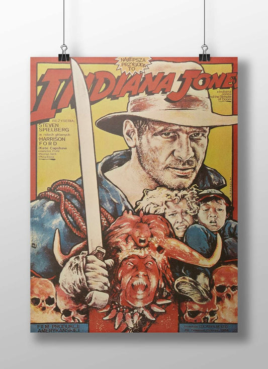 Indiana Jones franchise, specifically the film "Indiana Jones and the Temple of Doom" with Harrison Ford Main Subject: