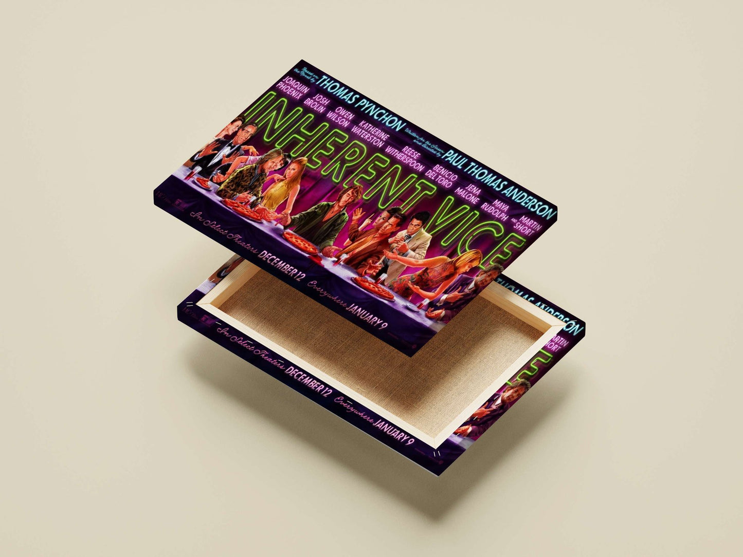 The movie *Inherent Vice* (based on Thomas Pynchon's novel, directed by Paul Thomas Anderson) Main Subject: The movie
