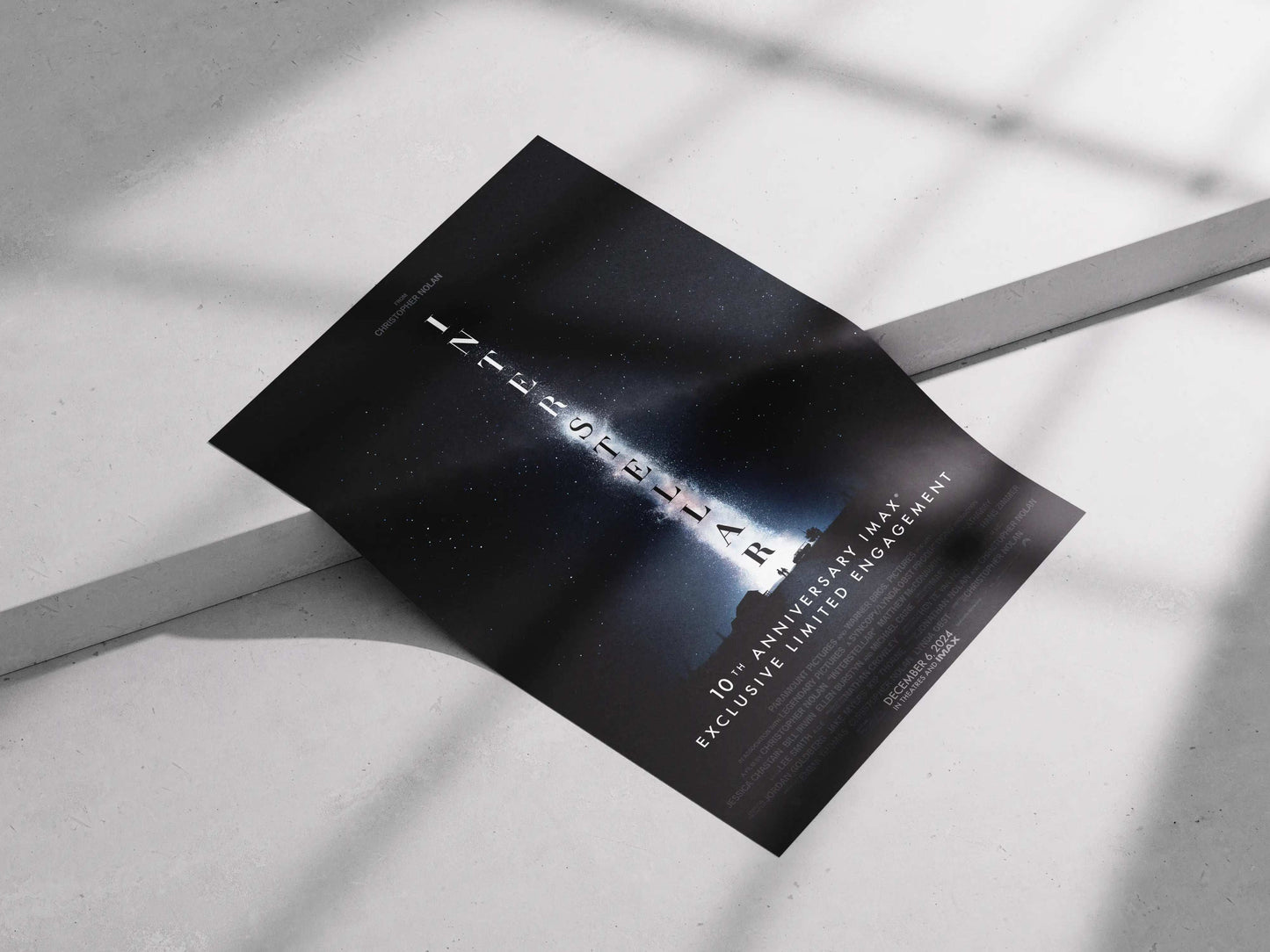 Interstellar "Mankind's Next Step" Panoramic Poster