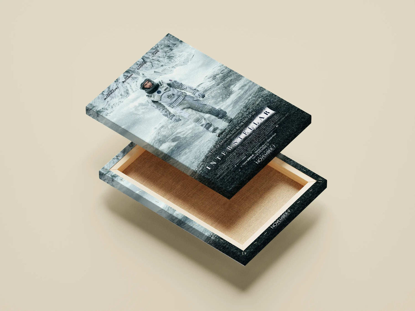 Interstellar "Go Further" Abstract Space Poster