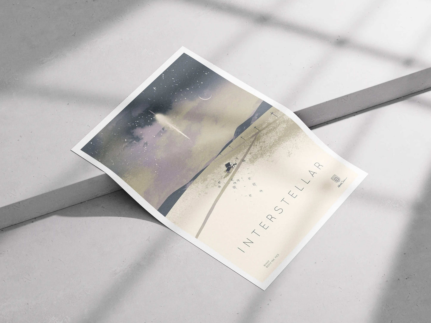 Interstellar "The End of Earth" Astronaut Poster