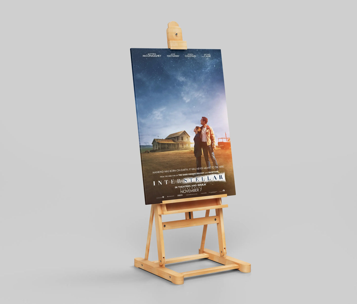 Interstellar "Mankind's Next Step" Water Planet Poster