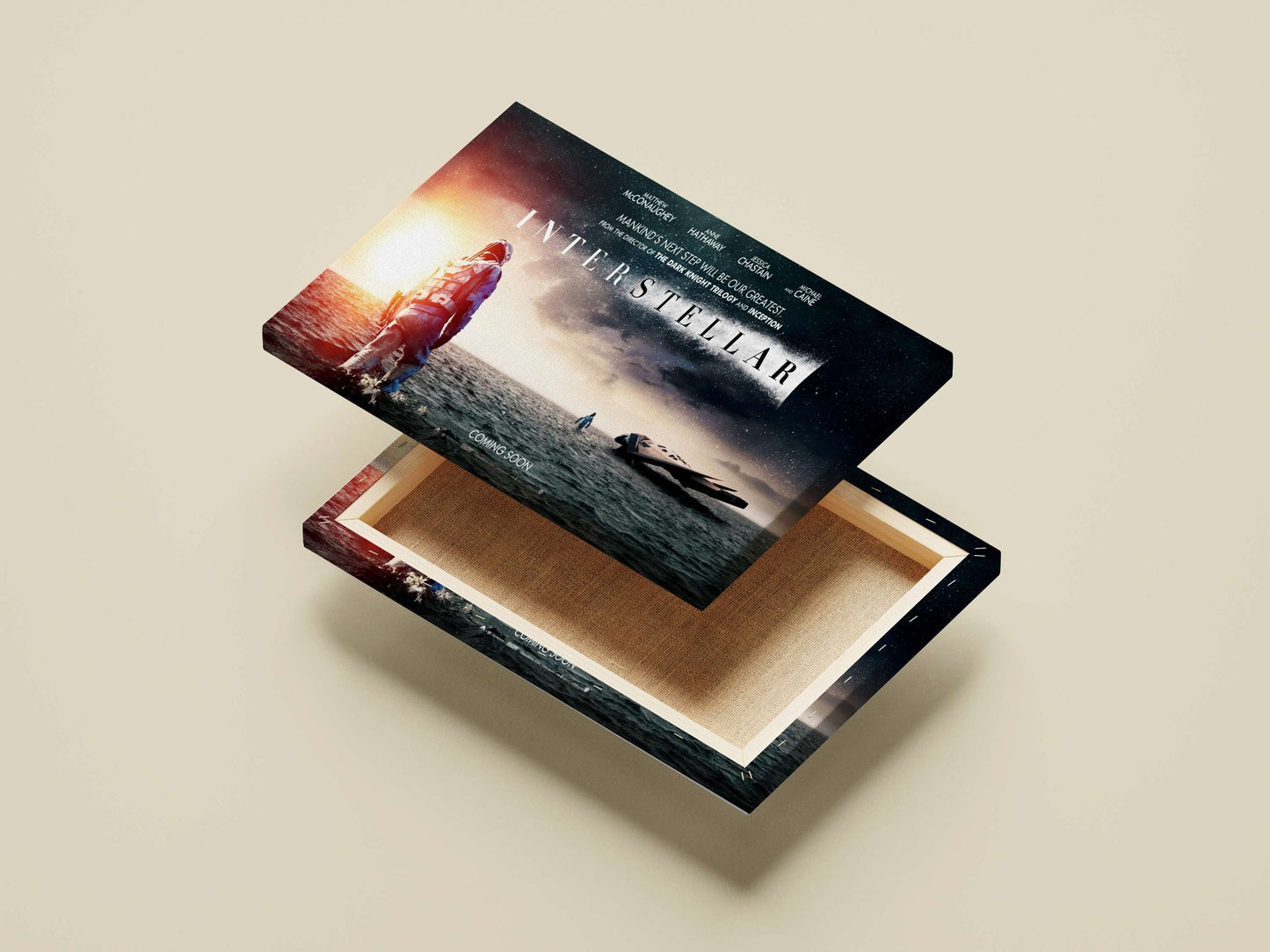 Interstellar (2014 film by Christopher Nolan) Main Subject: Interstellar (2014 film by Christopher Nolan) Canvas wall art —